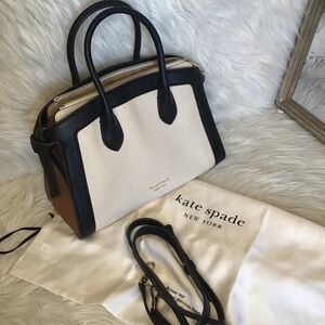 Kate spade colorblock knott satchel medium